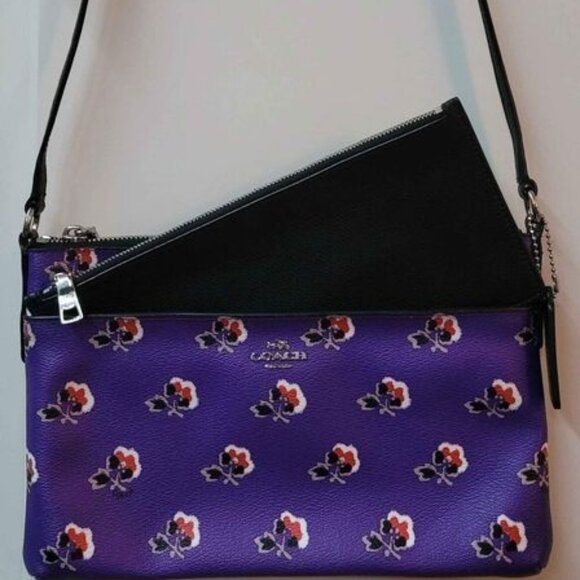 Coach Bramble Rose Crossbody Purse - Picture 3 of 4